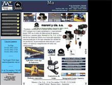 Tablet Screenshot of maroni.com.ar